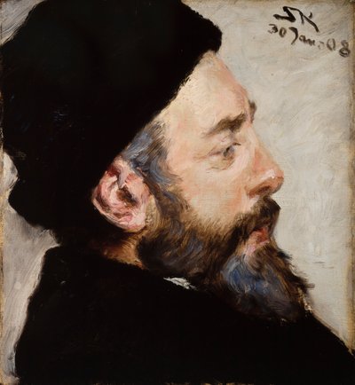 Henrik Pontoppidan by Peder Severin Krøyer